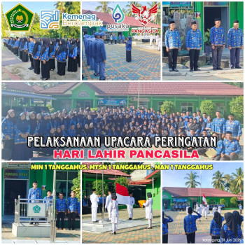 PELAKSANAAN UPACARA PERINGATAN HARI LAHIR PANCASILA 2026 DI MAN 1 TANGGAMUS
