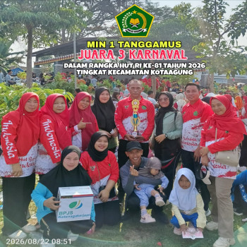 MIN 1 Tanggamus Raih Juara 3 Karnaval HUT ke-81 RI Tingkat Kecamatan Kotaagung