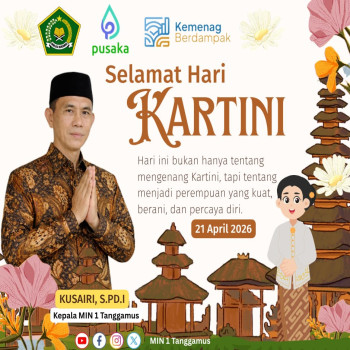 Peringatan Hari Kartini 2026 di MIN 1 Tanggamus